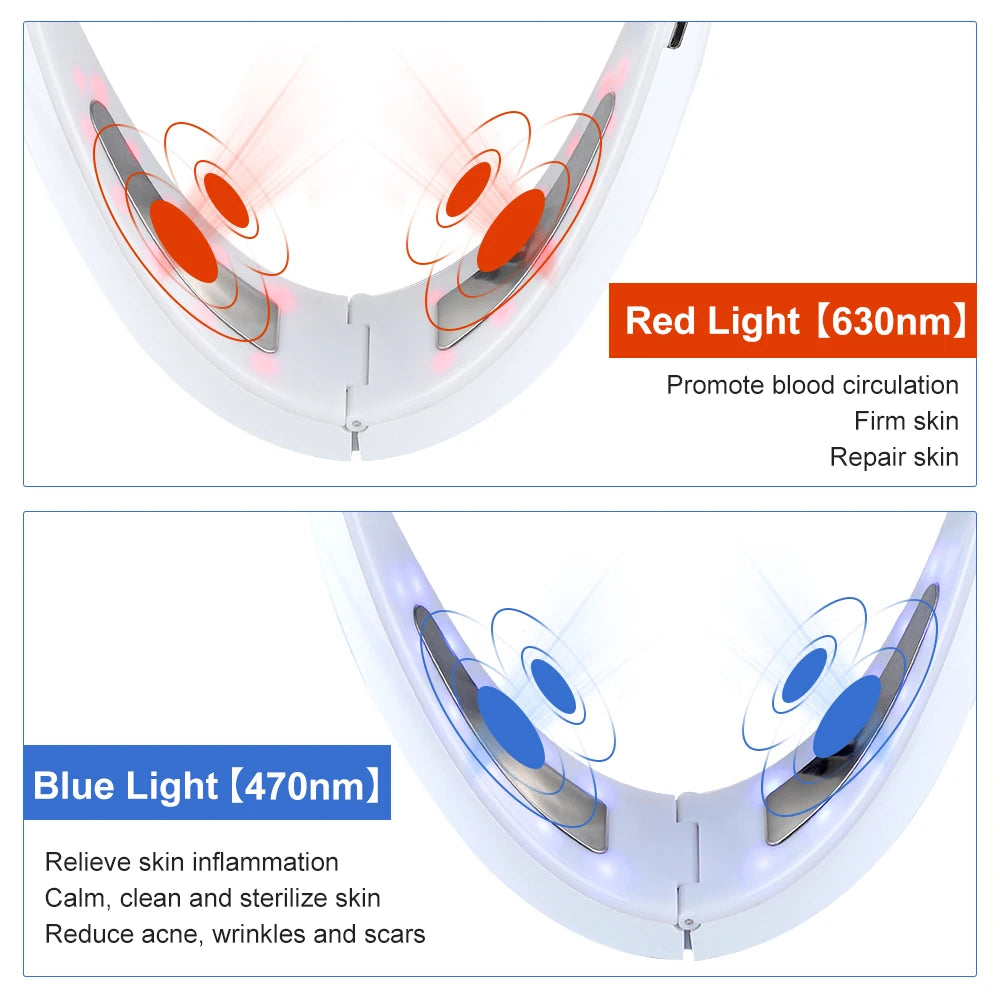 LED V shape Lift Massager