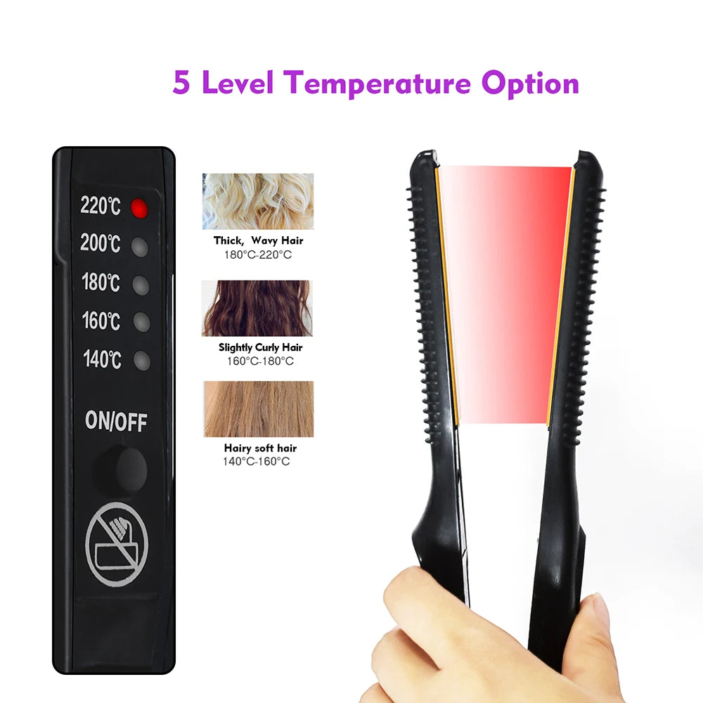 2 In 1 Hair Straightener/Curler