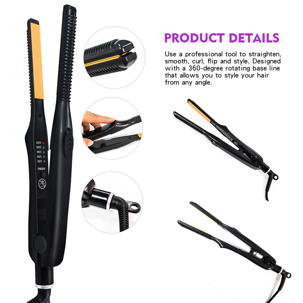 2 In 1 Hair Straightener/Curler