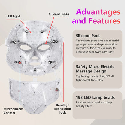 7 Color LED Therapy Mask